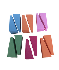 MEGAGA USA Triangle Shape Sponge Pack of 12