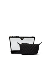 VICTORIA 2-PIECE MAKEUP BAG BLACK 11241159005J