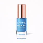LAKME OVERTIME SHINE NAIL COLOR BLUE SCAPE 6ML