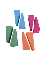 MEGAGA USA Triangle Shape Sponge Pack of 12