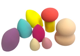 Sedell Paris Multicolor Sponge with Transparents Bottle (Pack of 8)