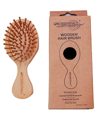Oros Travel Friendly Wood Hair Comb Brush ORO-015