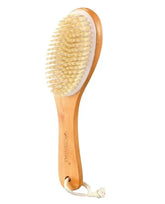 OROSSENTIALS Wooden Dry Body Brush With Handle (ORO-022)