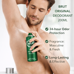 BRUT ORIGINAL DEODORANT200ML - Kunchals