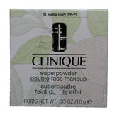 Clinique / Super Powder Double Face Makeup 01 Matte Ivory .35 oz