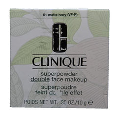 Clinique / Super Powder Double Face Makeup 01 Matte Ivory .35 oz