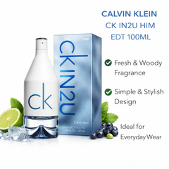 CALVIN KLEIN CK IN 2U HIM EDT 100ML - Kunchals