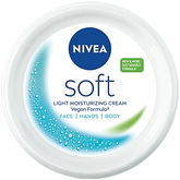 NIVEA SOFT LIGHT MOISTURISING CREAM FACE BODY HANDS 300ML