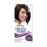 Clairol Nicen Easy Non Permanent Hair Dye No Ammonia Dark Warm Brown 82