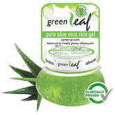 Green Leaf Pure Aloe Vera Skin Gel - With Natural Actives, For Healthy & Glowing Skin, 120 g