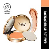 LAKME 9 TO 5 SUPER MATTE COMPACT + NIACINAMIDE 8G APRICOT - Kunchals