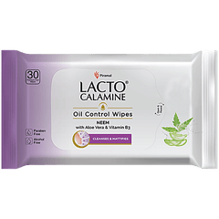 Lacto Calamine Purifying Facial Cleansing Wipes 30 pcs