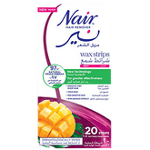 Nair Hair Remover Wax Strips - Mango Extract (20 Pieces)