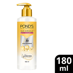 Ponds Sun Miracle Light Sunscreen Body Lotion - SPF 30, 180 ml