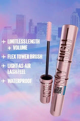 MAYBELLINE SKY HIGH WATERPROOF MASCARA 6ML 802 VERY BLACK