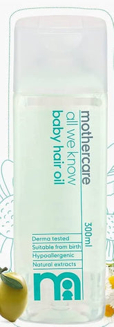 Mothercare All We Know Baby Hair Oil (300ml)