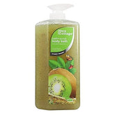 Skin Cottage Kiwi Gold Essence Bath Scrub - Exfoliating Body Wash with Apricot Kernel and Jojoba Beads (1000 ml )