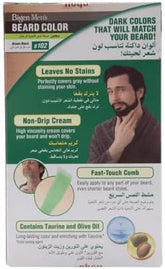 Bigen Men's Beard Color, Brown Black B102, 40g