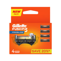Gillette Fusion5 ProGlide Shaving Razor Blades – 4-Pack Cartridges