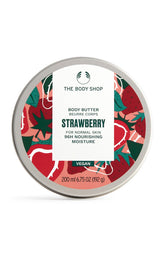 THE BODY SHOP STRAWBERRY 96H NOURISHING MOISTURE BODY BUTTER 200ML