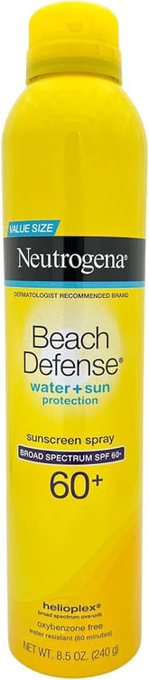 Neutrogena Beach Defense Sunscreen Spray, SPF 60+ 240g