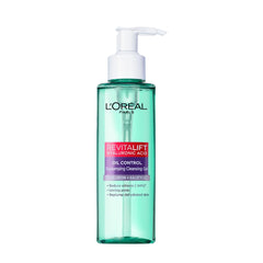 L'Oreal Paris Revitalift Hyaluronic Acid Oil Control Replumping Cleansing Gel (120 ml).