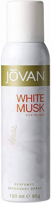 Jovan White Musk Deodorant Body Spray for Women (150 ml)