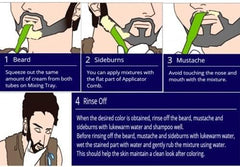 Bigen Men's Beard Color, Brown Black B102, 40g