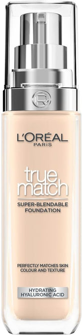L'Oreal Paris True Match Super Blendable Liquid Foundation "1.R / 1.C Rose Ivory' - 30ml
