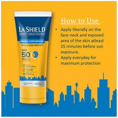 La Shield Mineral Sunscreen Gel SPF50 PA+++ 50gm
