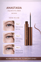 ANASTASIA LIQUID EYE LINER 2.4ML BROWN - Kunchals