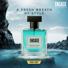 Engage Indigo Skies Eau De Parfum For Men - 100mL