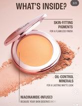 LAKME 9 TO 5 SUPER MATTE COMPACT 8G ALMOND