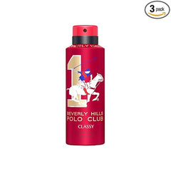 Beverly Hills Polo Club Classy Deodorant Trio Pack for Men