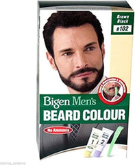 Bigen Men's Beard Color, Brown Black B102, 40g