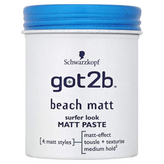 Schwarzkopf Got2b Beach Matt Surfer Look Matt Paste (100ml)