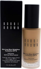 Bobbi Brown Skin Long-Wear Weightless Foundation SPF 15 in the shade W-054 Natural Tan (30 ml / 1 oz)