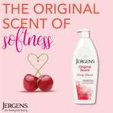 JERGENS ORIGINAL SCENT WITH CHERRY ALMOND ESSENCE DRY SKIN MOISTURIZER LOTION 600ML