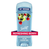SECRET BERRY 48HR CLEAR GEL DEODORANT STICK
