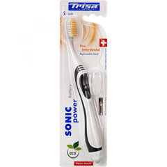 TRISA PRO INTERDENTAL REPLACEABLE HEAD WITH SONIC POWDER BAT
