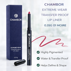 CHAMBOR EXTREME WEAR TRANSFRER PROOF LIP LINER 0.35G 01 MOIS - Kunchals