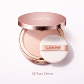 LAKME UNREAL DUAL COVER PRESSED POWDER 9G 02 ROSE CR?ME