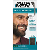 JUST FOR MEN MOUSTACHE & BEARD COLOR M45 DK BROWN