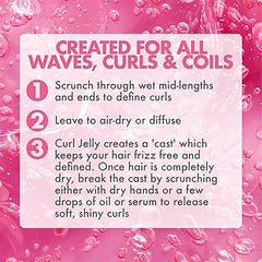 Umberto Giannini Curl Jelly Scrunching Jelly | For All Types of Curls & Waves, Tames Frizz. Adds Shine & Defines | Vegan, Cruelty Free - 200 ml (Pack of 1)