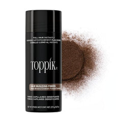 Toppik Hair Building Fibers – Medium Brown (27.5g).