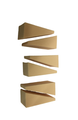 MEGAGA USA Triangle Shape Sponge Pack of 12