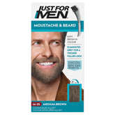 Just For Men Brush-In Color Gel Mustache & Beard Medium Brown M-35