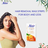 Nair Hair Remover Apricot Face Wax 20 Strips