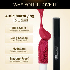 AURIC MATTIFYING LIP LIQUID-3301,4ML