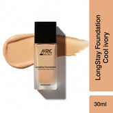 AURIC LONGSTAY FOUNDATION 30ML ASF1101 COOL IVORY